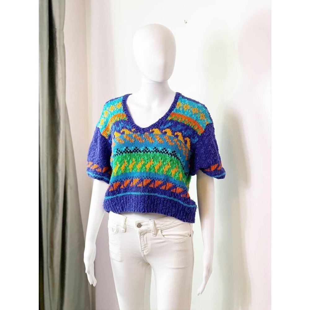 Vintage Liz Claiborne Chunky Knit Sweater M euc